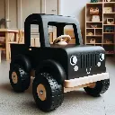 Houten auto